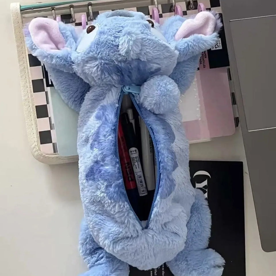 Trousse en Peluche Stitch