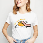 T-Shirt Gudetama Jaune Officiel