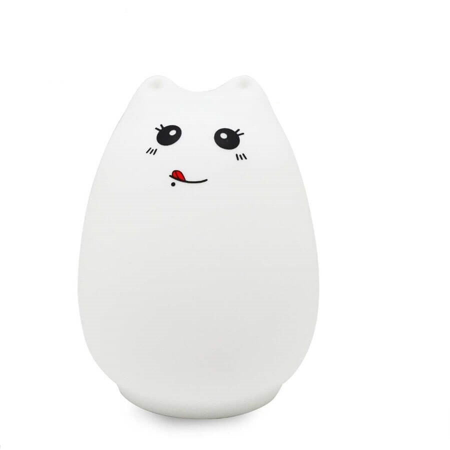 veilleuse chat kawaii gourmand