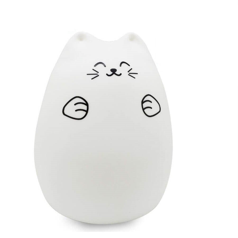 veilleuse chat kawaii joyeux