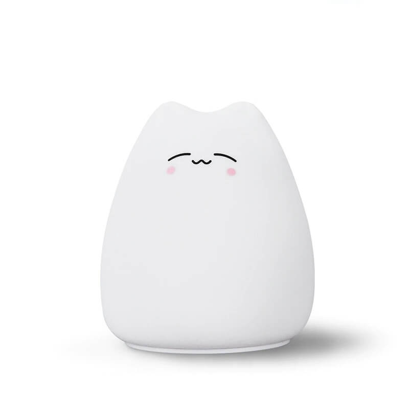 veilleuse chat kawaii sourire
