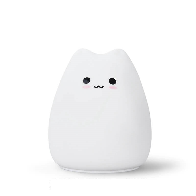 veilleuse  chat kawaii timide