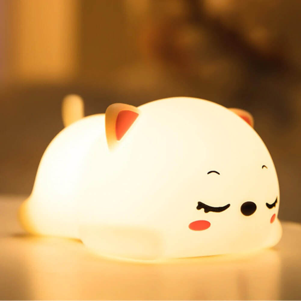 Veilleuse Chaton Endormi