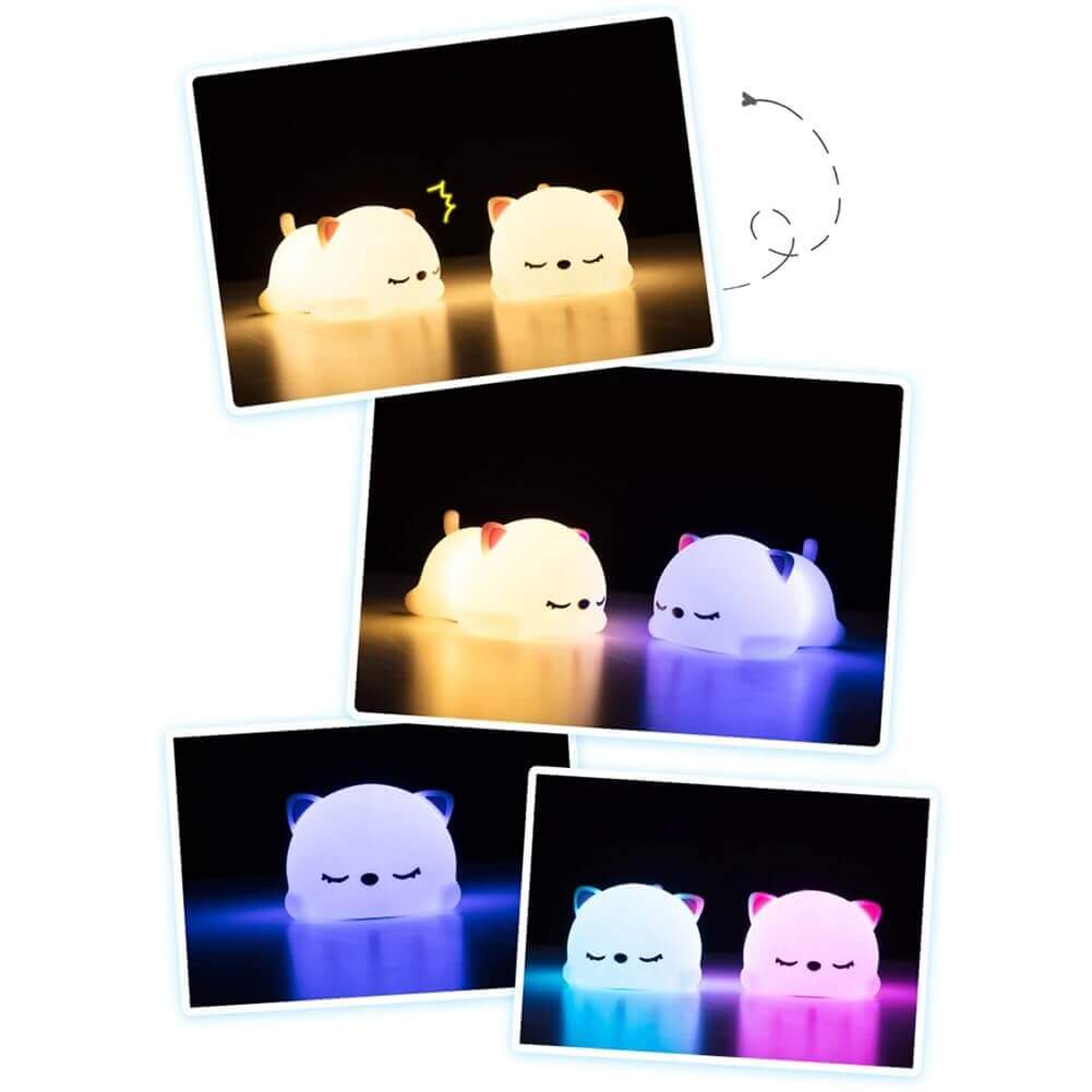 Veilleuse Chaton Endormi