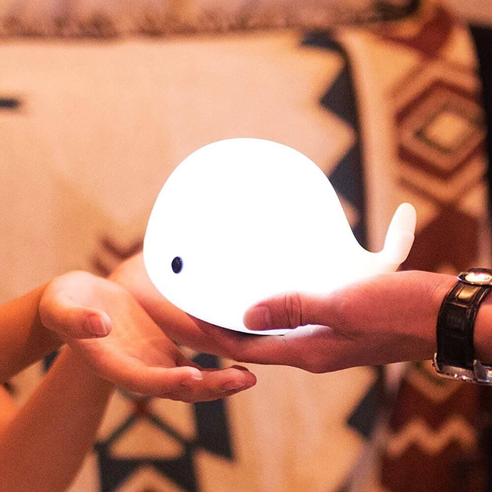 Veilleuse Kawaii en Forme de Baleine
