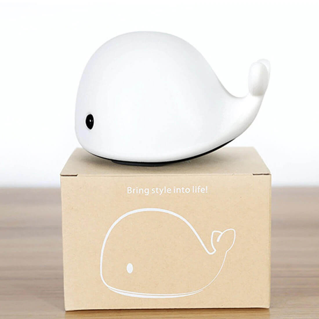 Veilleuse Kawaii en Forme de Baleine