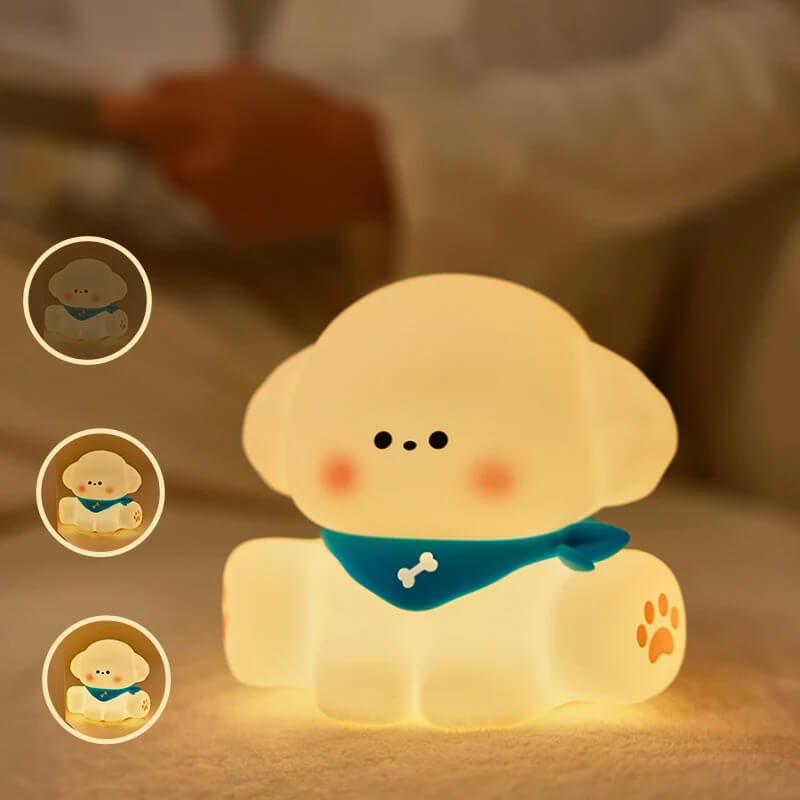 Veilleuse Kawaii Chien Lumineux