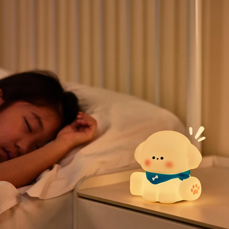 Veilleuse Kawaii Chien Lumineux