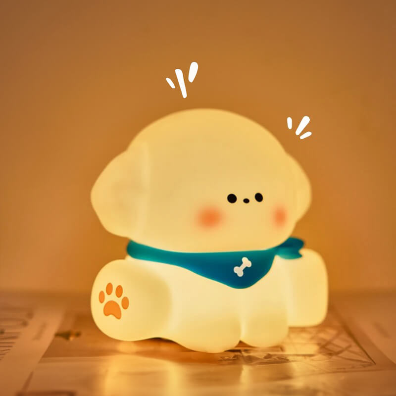 Veilleuse Kawaii Chien Lumineux