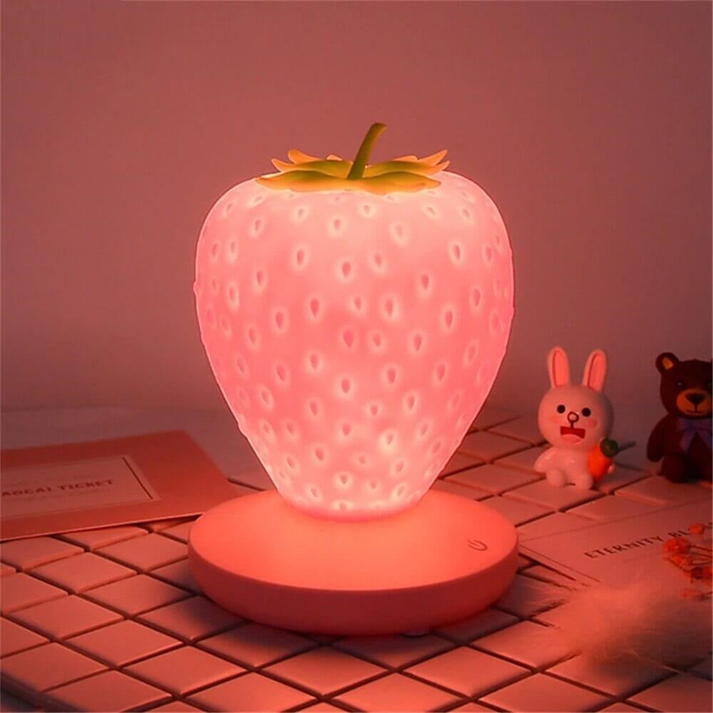 Veilleuse Kawaii en Forme de Fraise