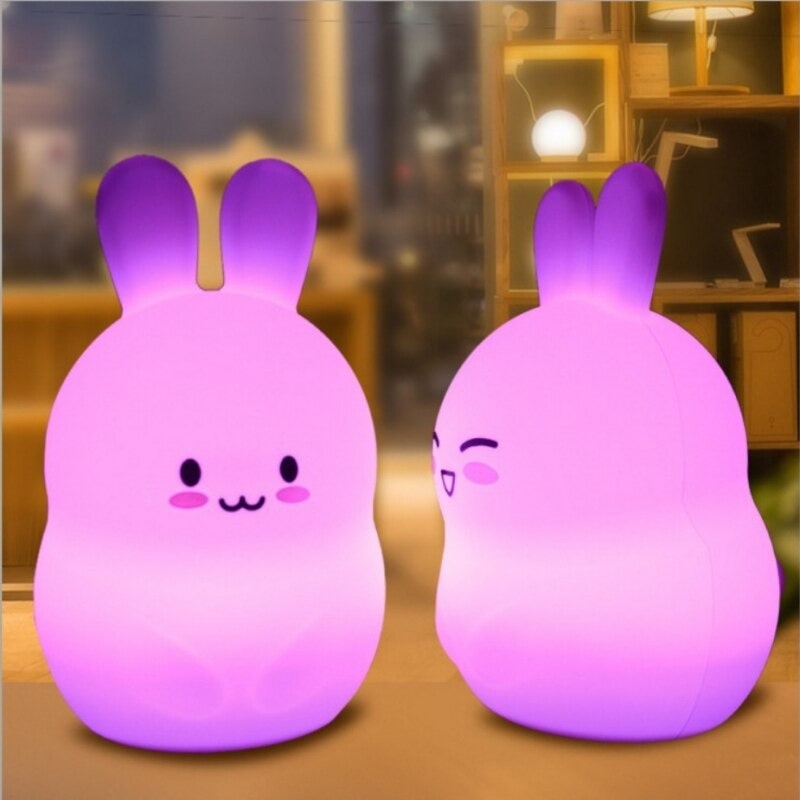 Veilleuse Kawaii en Forme de Lapin