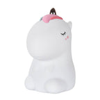 veilleuse kawaii licorne blanc