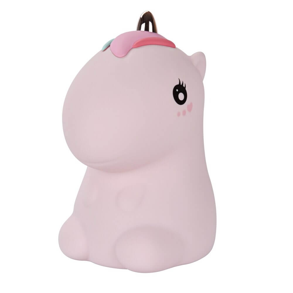 veilleuse kawaii licorne rose