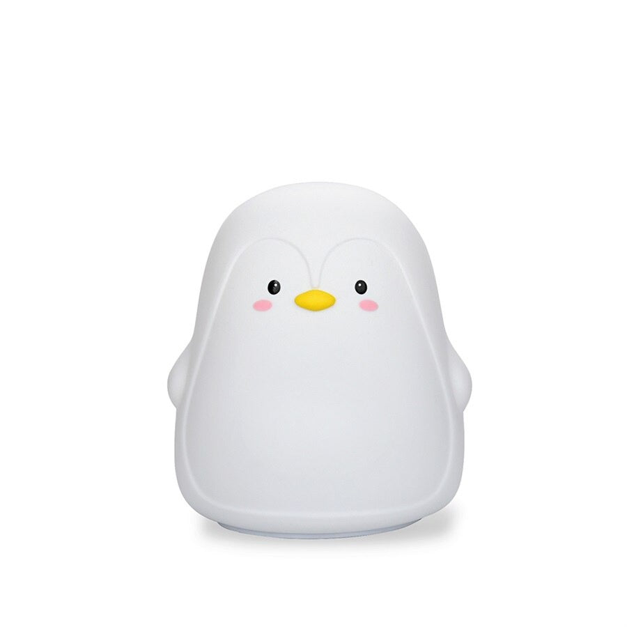 veilleuse kawaii pingouin blanc