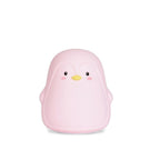 veilleuse kawaii pingouin rose