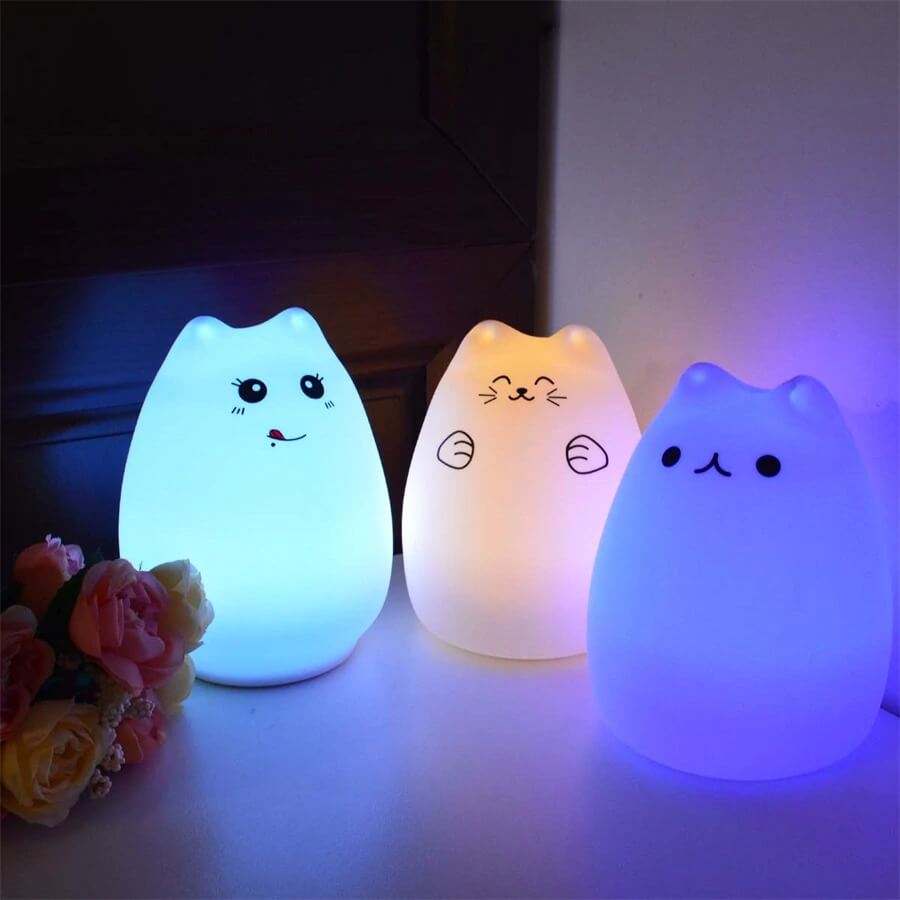 Veilleuse Chat Kawaii Mignon