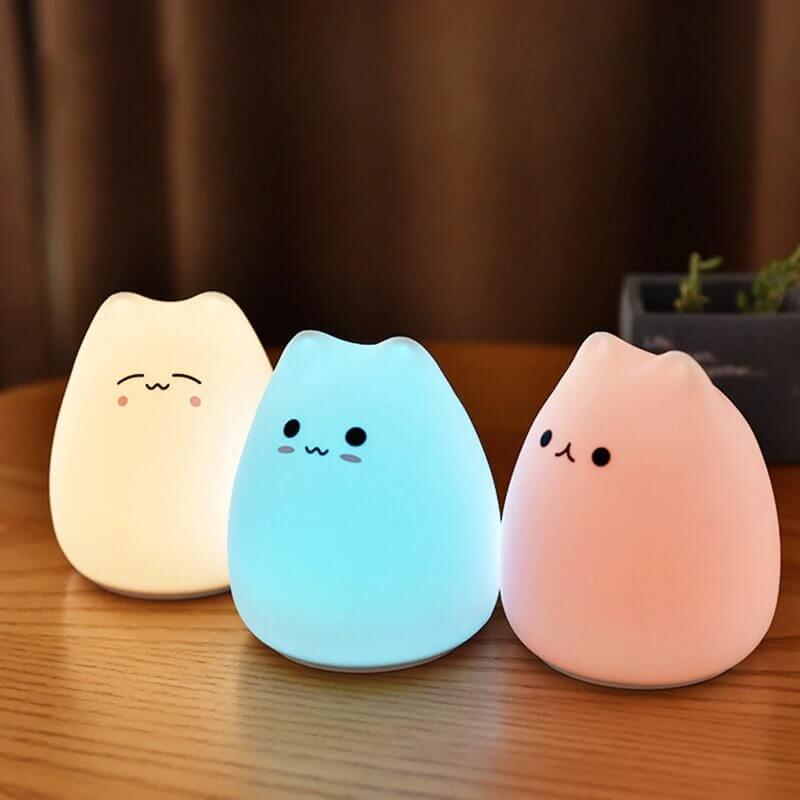 Veilleuse Chat Kawaii Mignon