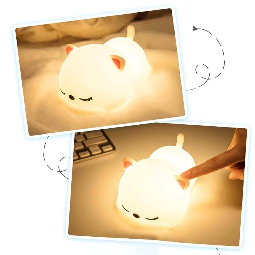 Veilleuse Chaton Endormi