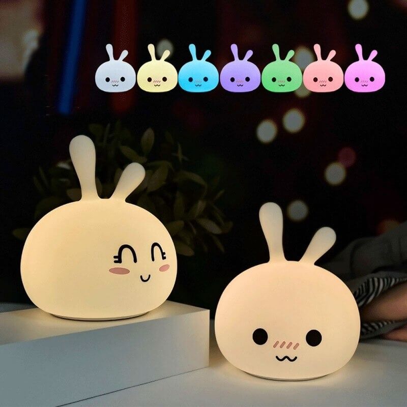 Veilleuse Kawaii en forme de Lapin