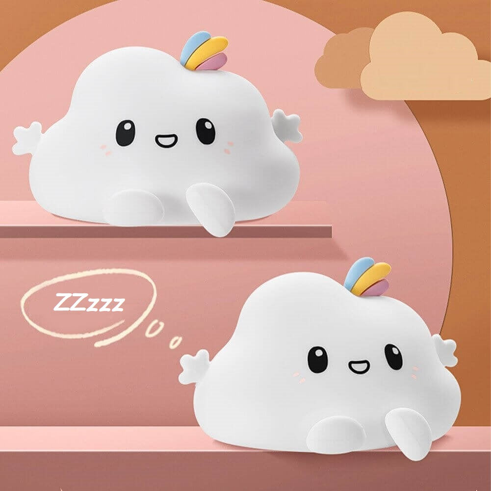 veilleuse nuage bébé blanc