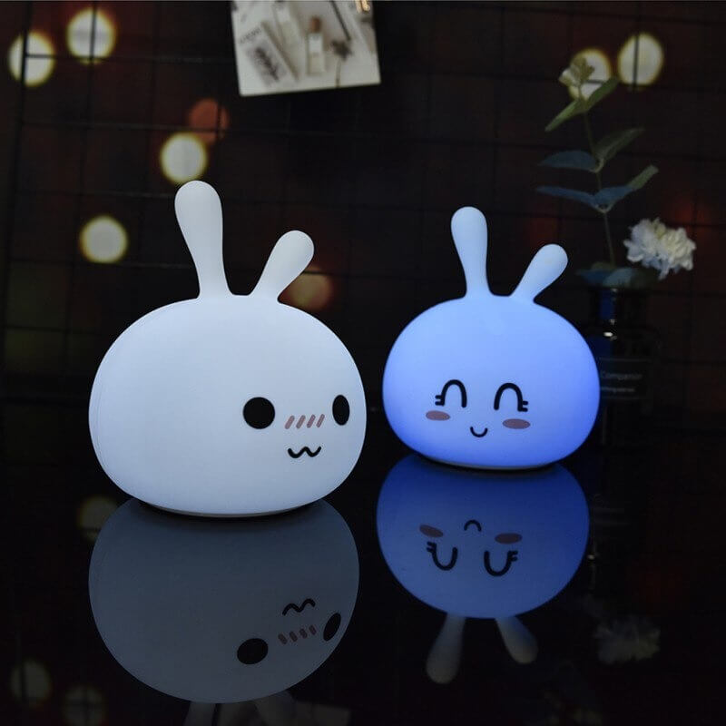 Veilleuse Kawaii en forme de Lapin