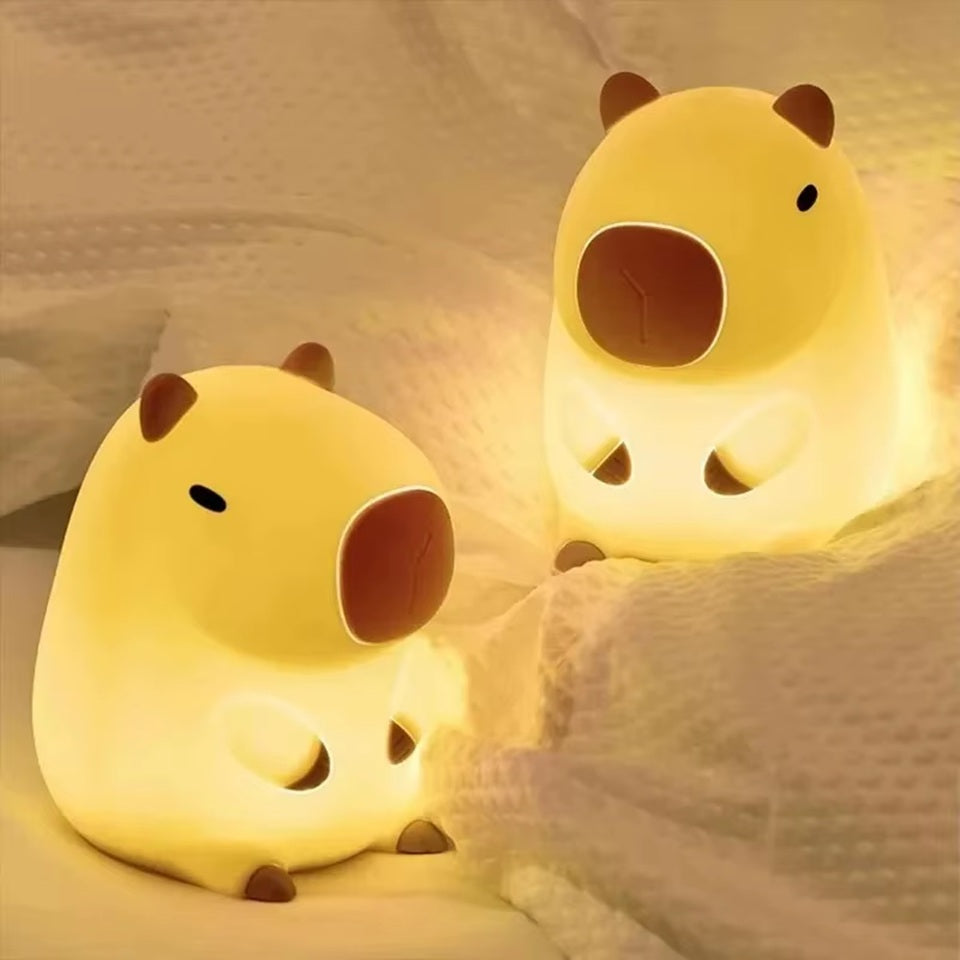 Veilleuse Souple en Forme de Capybara