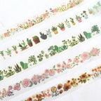 Lot de 2 Washi Tapes Fleurs et Plantes