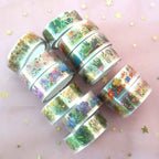 Lot de 2 Washi Tapes Fleurs et Plantes