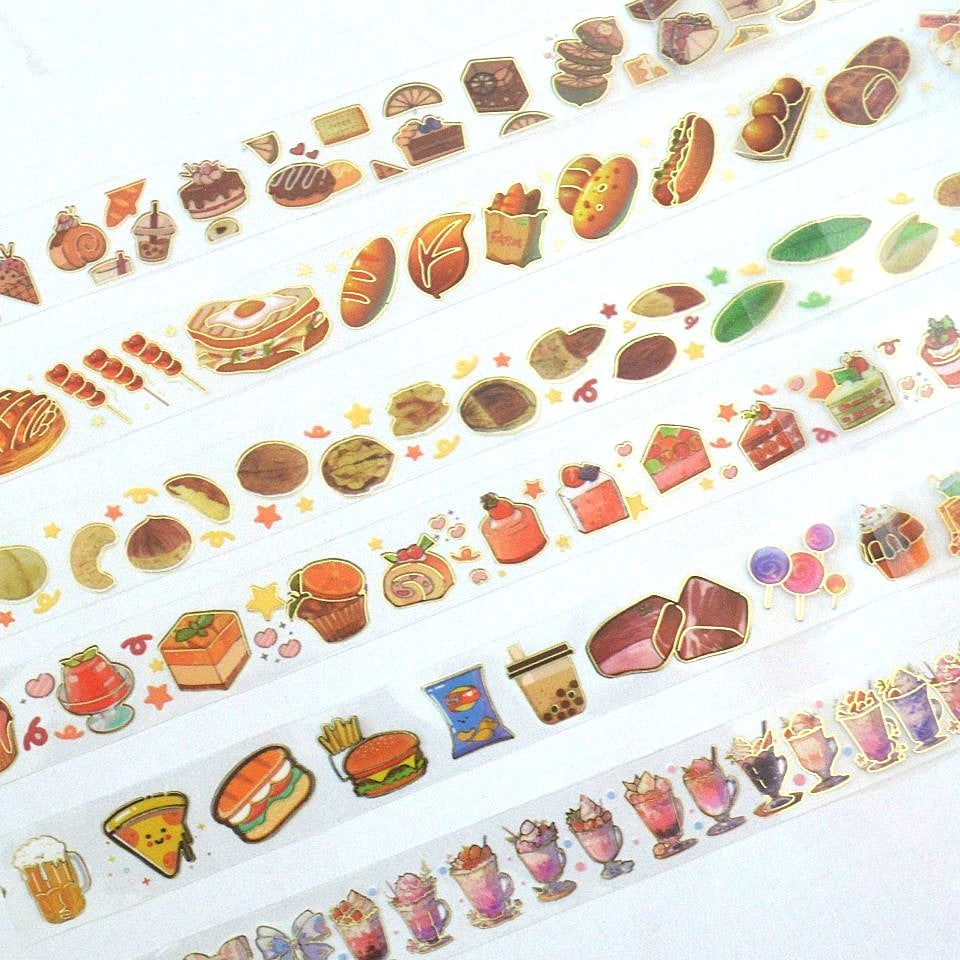 Lot de 2 Washi Tapes Gourmandise