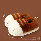 Chaussons patte de chat en peluche doublure polaire antidérapants - Câlin Kawaii